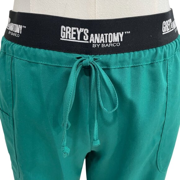 Greys Anatomy Active Scrub Pants XLP Teal Athleisure Work Career Nursing - Picture 5 of 9